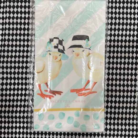 Mackenzie Childs Spring Dish Towels - Picture 1 of 3